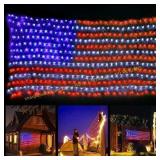HYH American Flag LED Net Light 420 LEDs