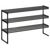 SONGMICS 3-Tier Shoe Rack, 16-20 Pairs