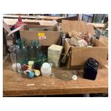 Jars, Vases, Cartoon Glasses, Etc.