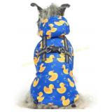 PUPTECK Dog Raincoat, Small/Med, Hooded, S