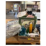 Pitcher, Bottles, Glasses, Blankets, Etc