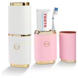 2 Pcs Travel Toothbrush Case, Portable Holder