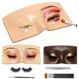3D Eye Makeup Practice Board - Silicone