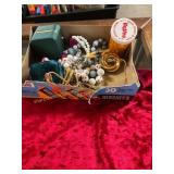 Earrings, Necklaces, Empty Ring Boxes