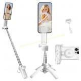 yAyusi Magnetic Mini Selfie Stick (White)