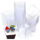 Oomcu Clear Dessert Tumbler Cups (2")