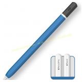 Apple Pencil Pro Case: Silicone Sleeve, Blue