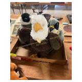 2ct Penguins 1ct Eagle Stuffed Animals