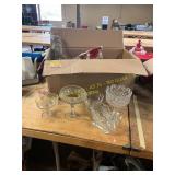 Cut Glass Candy Dishes, Jar, Misc