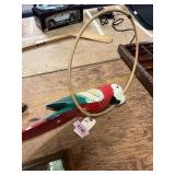Vintage Parrot on Hoop