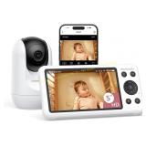 Momcozy Smart WiFi Baby Monitor 1080P 5"