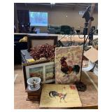 Rooster Decor, Grinder, Home Decor