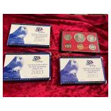 4ct US Proof Sets, Various Years
