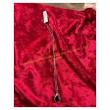 10in Sapphire Colored Pendant Necklace