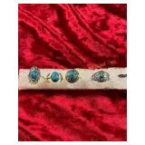 4ct Ladies Vintage Rings Size 6