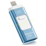 ROSPE MFi USB Flash Drive USB Stick 256GB Blue