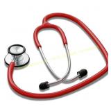 HCS Red Stethoscope, 22" Tubing