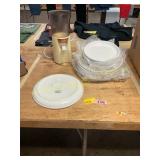 Culinary Arts Crate&Barrel Plates, Coffee Mill