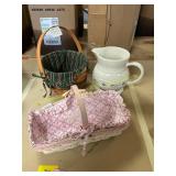 Longaberger Baskets + Pitcher