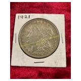 1921 Morgan Silver Dollar