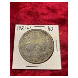1921-D Morgan Silver Dollar