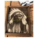 Framed Chief Joseph Print