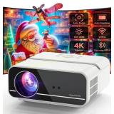 DBPOWER 4K Projector with 5G WiFi & BT
