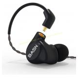 BASN Metal In-Ear Monitors, 4-Driver Black
