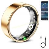 Mirlray Smart Ring: Health Tracker (Gold,7)