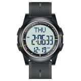 Beeasy Digital Watch Waterproof, Black