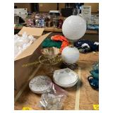 Double Globe Hobnail Lamp, S+P Shakers, China