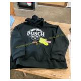 XL BUSCH Light Hoodie w/Can Holder