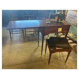 Singer Sewing Machine, Cabinet + Stool