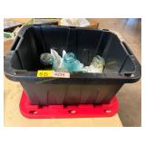 Tote with Ball Mason Jars