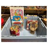 Blocks, Candy Land Game, Cookbook, Etc