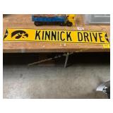 Hawkeye Kinnick Drive Sign