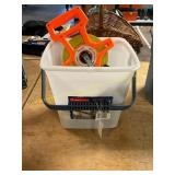 Bucket, Tape Measures, Hand Tools