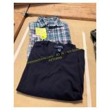 Size M Mens Gap Shirt + V Neck Sweater