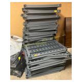 Large Lot Of Plastic Shelving