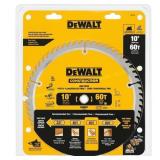 DeWalt 10" Carbide Circular Saw Blade 60T