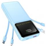 Portable Charger with Built-in Cable 20000mAh
