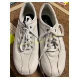 Keds Spirit White Leather 9.5 Walking Sneakers