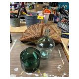 Vases + Firewood Basket