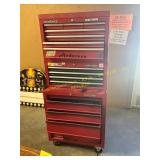 Rolling Toolbox with Assorted Items