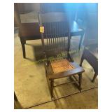 Caned Seat Rocking Chair