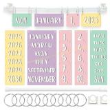 Morandi Color Calendar Bulletin Board Set