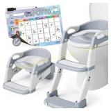 3-in-1 Potty Seat with Stool and Chart