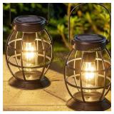 LeiDrail Solar Lantern Outdoor 2 Pack