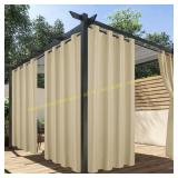 Outdoor Curtains 54x84 - 4 Panels Cream