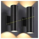 DAKAFUL Outdoor Wall Lights 2Pack 12W 2700K